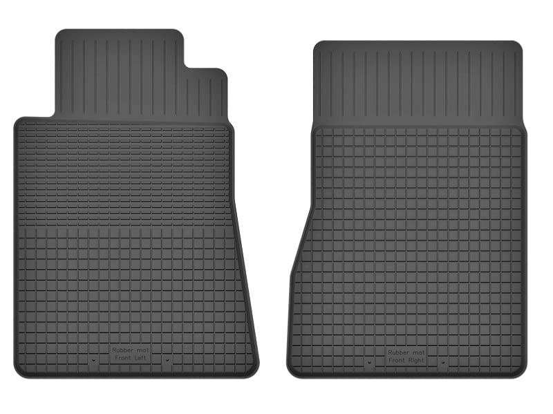 Gummimatten Automatten Gummifussmatten Gummi Fußmatten für Mercedes SL R230 Bj. 2001-2012 VORNE...