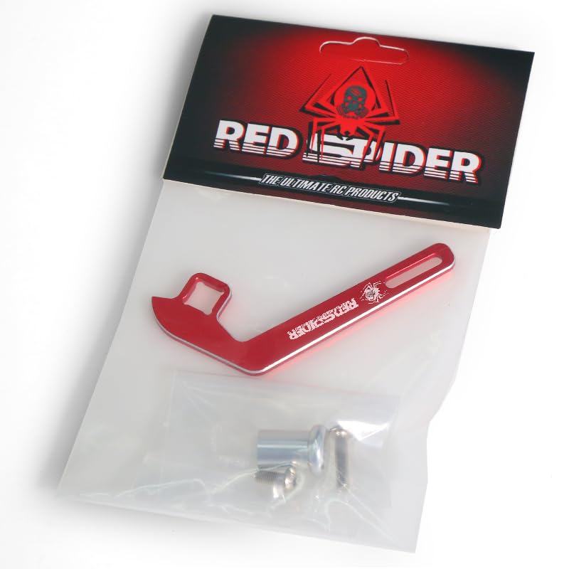 REDSPIDER Transmitter Steering Wheel Trigger One-Handed Control Adaptere from for Traxxas Controller Transmitter Upgrade Parts (Red)