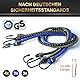 HELDENWERK 10er-Set Expander TÜV/GS geprüft mit Haken Elastisch in 30, 45, 75 und 100cm I Spanngummi mit Haken für Transport, Camping & Sicherung I Spannseil, Gummispanner & Gepäckspanner (45cm)