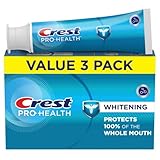 Crest Base Pro-Health Whitening Toothpaste (4.3oz) Triple Pack, Crest Toothpaste Whitening, Teeth Whitening Toothpaste