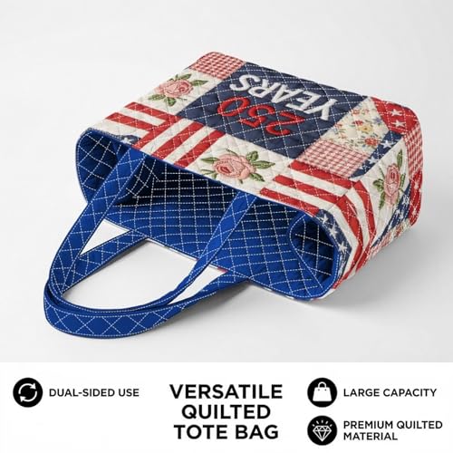 Bolso Tote Acolchado Reversible con Bolsillos Laterales miniatura 4