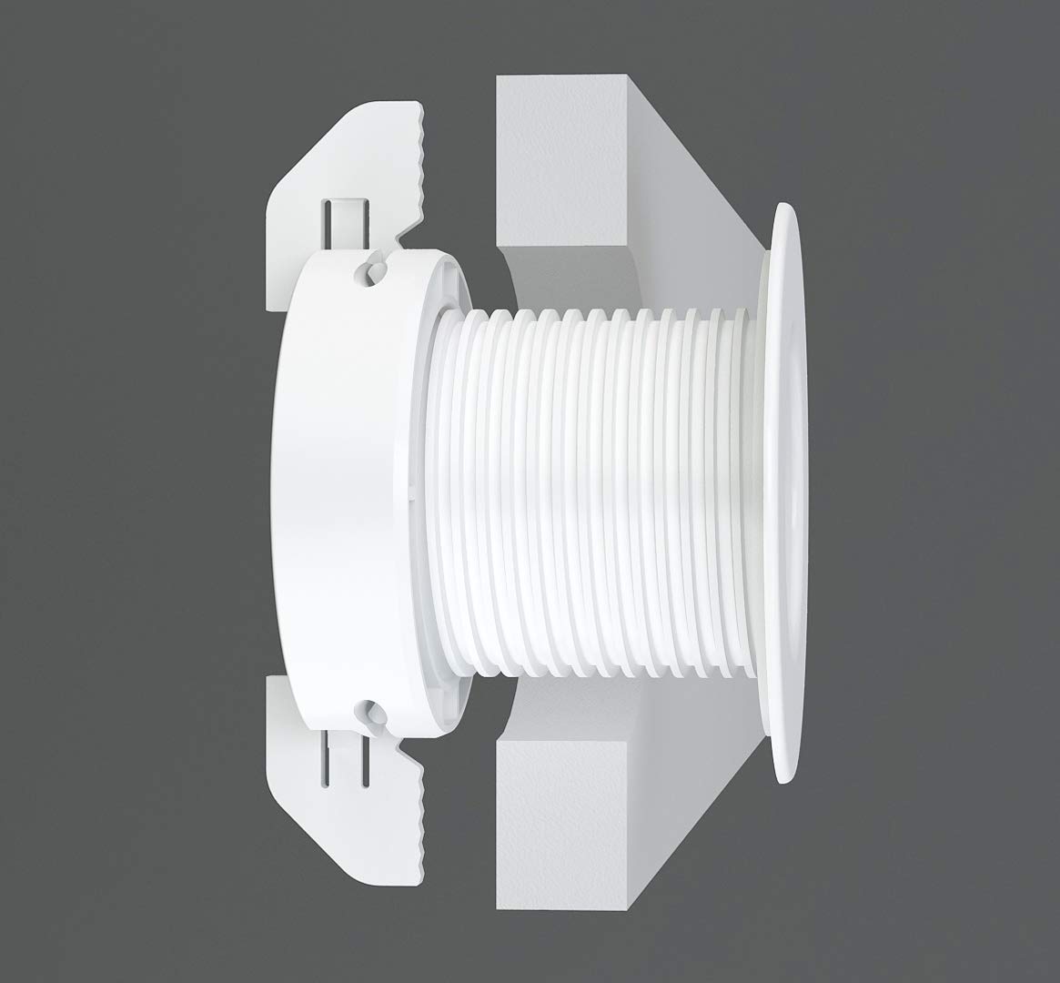 Buy Twist Lock Grommet (White) Cable, Wire, Cord Management Self