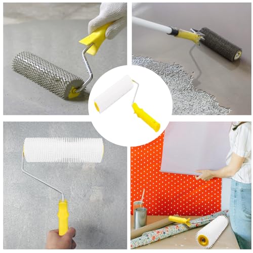 Entlüftungswalze Stachelwalze 35cm Inkl, Ausgleichsmasse Boden, Entlüftungsroller Stachellänge, Stachelroller Für Bodenbeschichtung Zur Entlüftung Von Bodenbeschichtungen