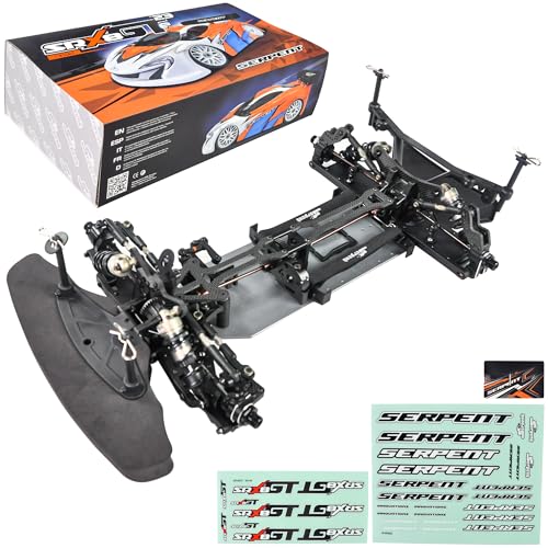 Serpent 1/8 On-Road RC Car, SRX8 GTE 4WD Electric Car Kit, Full Options, Carbon Fiber Parts, CNC...