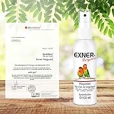 Exner Petguard Tierpflege für Ziervögel & Singvögel - Pflegemittel bei Juckreiz, Haarausfall, Entzündung, Parasiten, Räude, Milben & Pilzbefall - biologisch & natürlich - 100 ml Sprühflasche