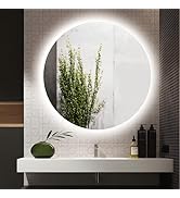 Amazon.co.jp: ミルオ君の鏡工房 LEDミラー 鏡 曇り止め 浴室鏡 ライト