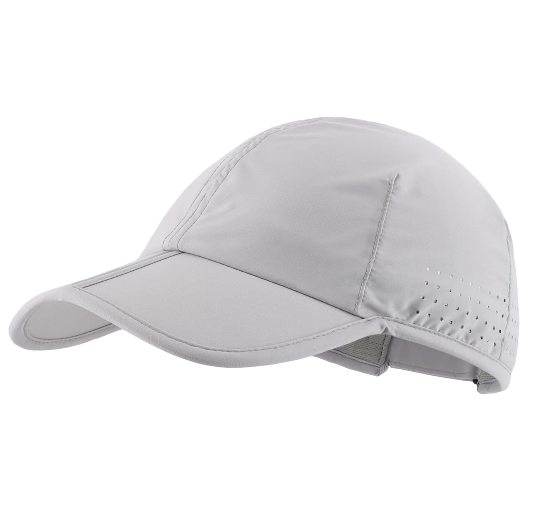 Connectyle Foldable Sports Cap Reflective Performance Running Hat Quick Dry Workout Hat Athletic Fitted Cap for Men &amp; Women