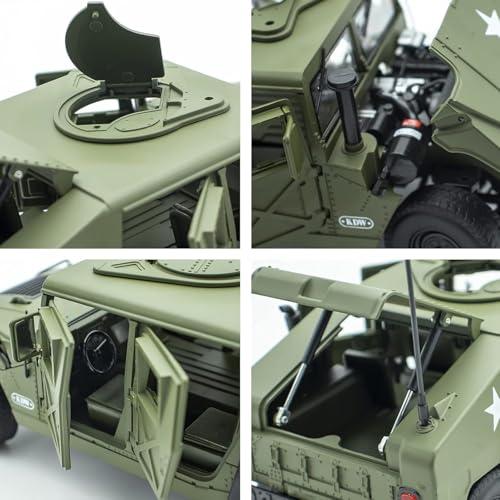 Image of Magicwand 1:18 Scale Die-Cast Hummmer Battlefield with Openable Doors & Working Steering【Pack of 1】