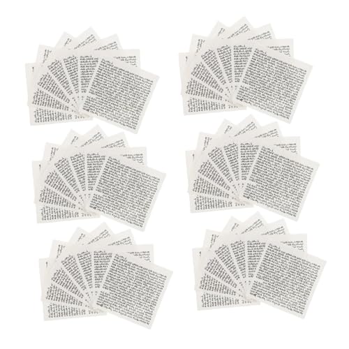 INOOMP 100pcs Jewish Mezuzah Scroll for Doorpost Blessings Decorative Judaica Home Decor for Housewarming and Hannukah Unique Design for Spiritual Protection and Cultural Pride