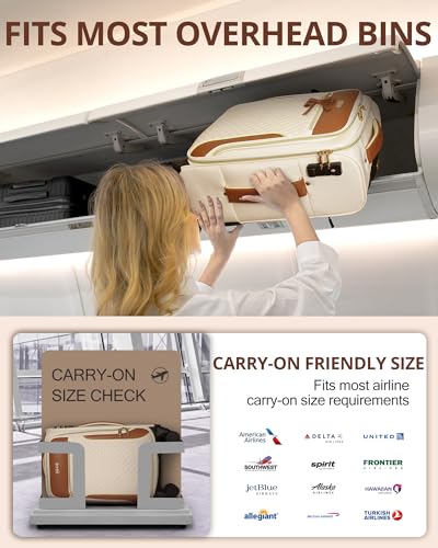 TagerTrek 20-Inch Suitcase with Cubes