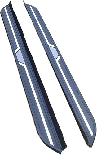 Norhi Paso de pedal lateral estribos prácticos y duraderos con barras Nerf diseñadas estéticamente, barras laterales 2 piezas compatibles con KIA