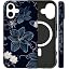 Navy blue floral