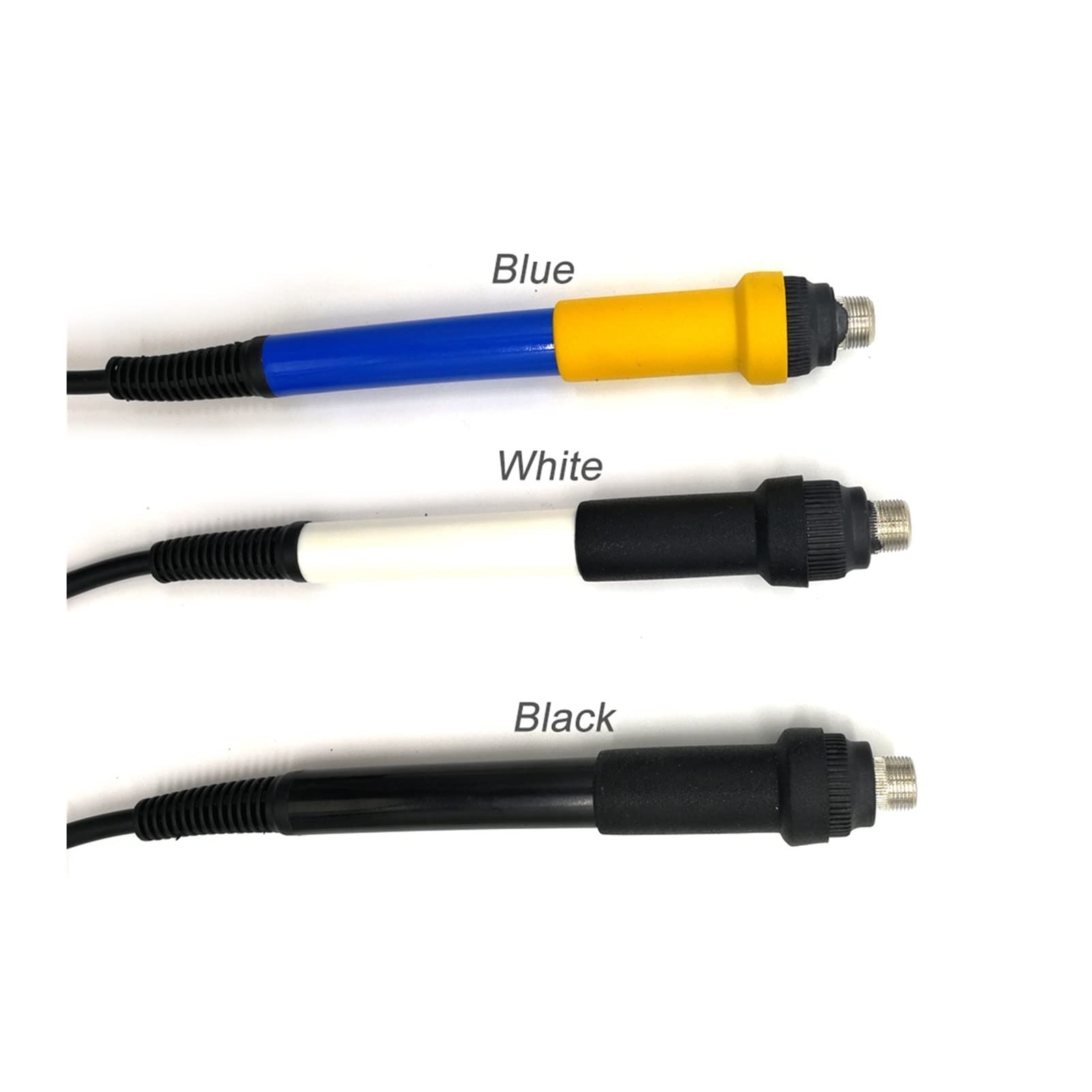 T12-942 lutownicza stacja narzędzia elektryczne spawanie Iron Tips kontroler temperatury z uchwytem 907,Precyzyjna kontrola(SET2,White handle)