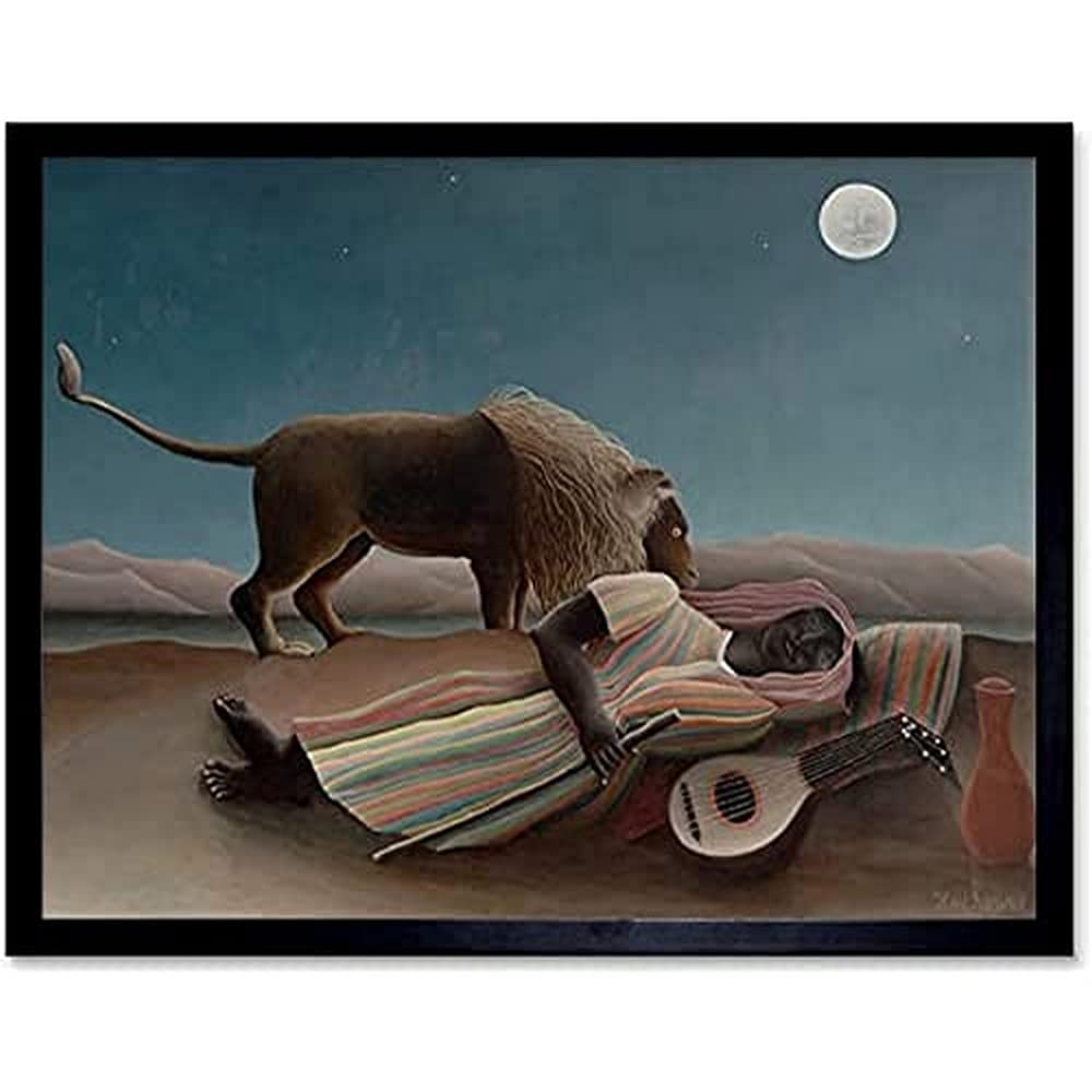 Henri Rousseau La Bohemienne Endormie Unframed Wall Art Print Poster Home Decor Premium