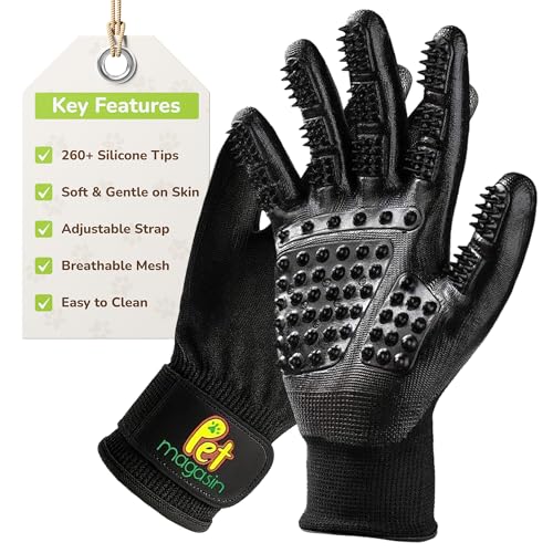 PET MAGASIN® Durable Gentle Dog Washing Gloves (1-Pair) - Premium