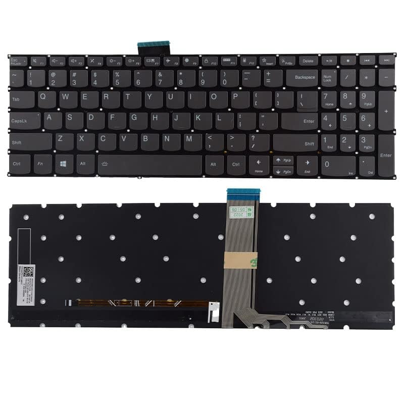 SUNMALL Teclado de substituição compatível com Lenovo Air 15 2020