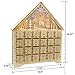 SAND MINE Countdown to Christmas Wooden LED Lighted Advent Calendar, 24 Drawers (Wood)