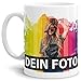 Tasse selbst individuell gestalten/Personalisierbar mit eigenem Foto Bedrucken/Fototasse/Motivtasse/Werbetasse/Firmentasse mit Logo/Weiss - Glanz