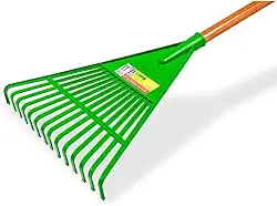 Trapp Vassoura Ancinho Plástica Rastelo de Jardim com Cabo 120cm