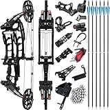 Steel Ball Compound Bow Kit - Dual-use Compound Bow for...