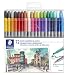 STAEDTLER double ended fiber-tip markers, for sketching, drawing, illustrations, and coloring, 72 vibrant colors, washable, 320TB72 LU