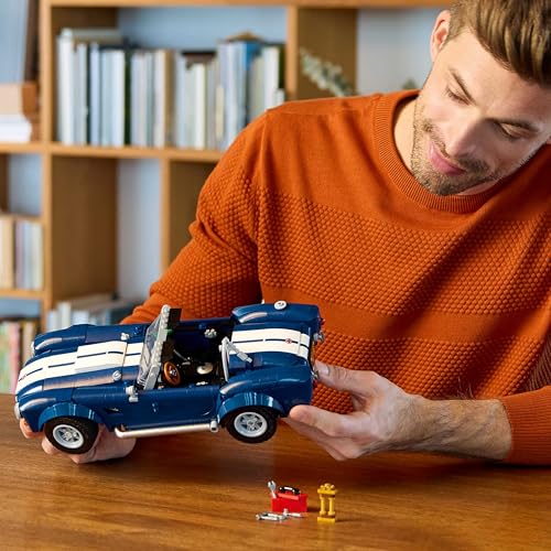 Image of LEGO Icons Shelby Cobra 427 S /C Home and Office Decor, Model Car Kit for Adults 10357