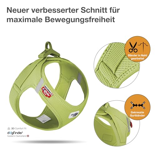 Vest Harness curli Clasp Air-Mesh Lime M