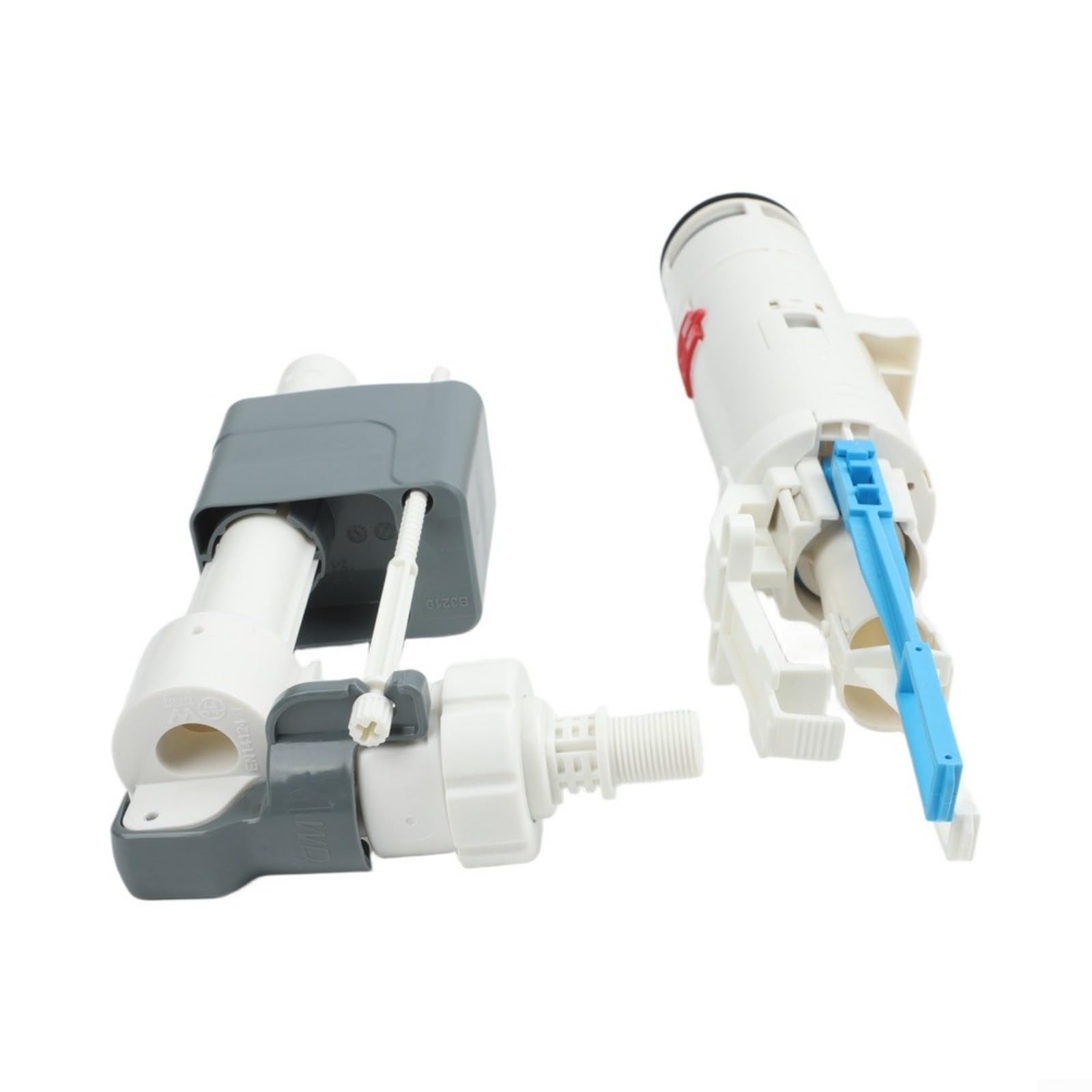 Montaje en pared para inodoro con válvula de entrada y desagüe de 3 puntos para WH053/WH063/WH050D, color gris y blanco