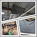 Tredre Ceiling Leak Diverter Drain Tarp, Heavy Duty 420D Oxford Fabric Roof Ceiling Leak Drip with 10ft Drain Hose, Black, 3' x 3'