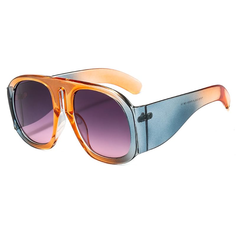Lunettes de soleil rétro punk pour femme monture soignée et verres UV400