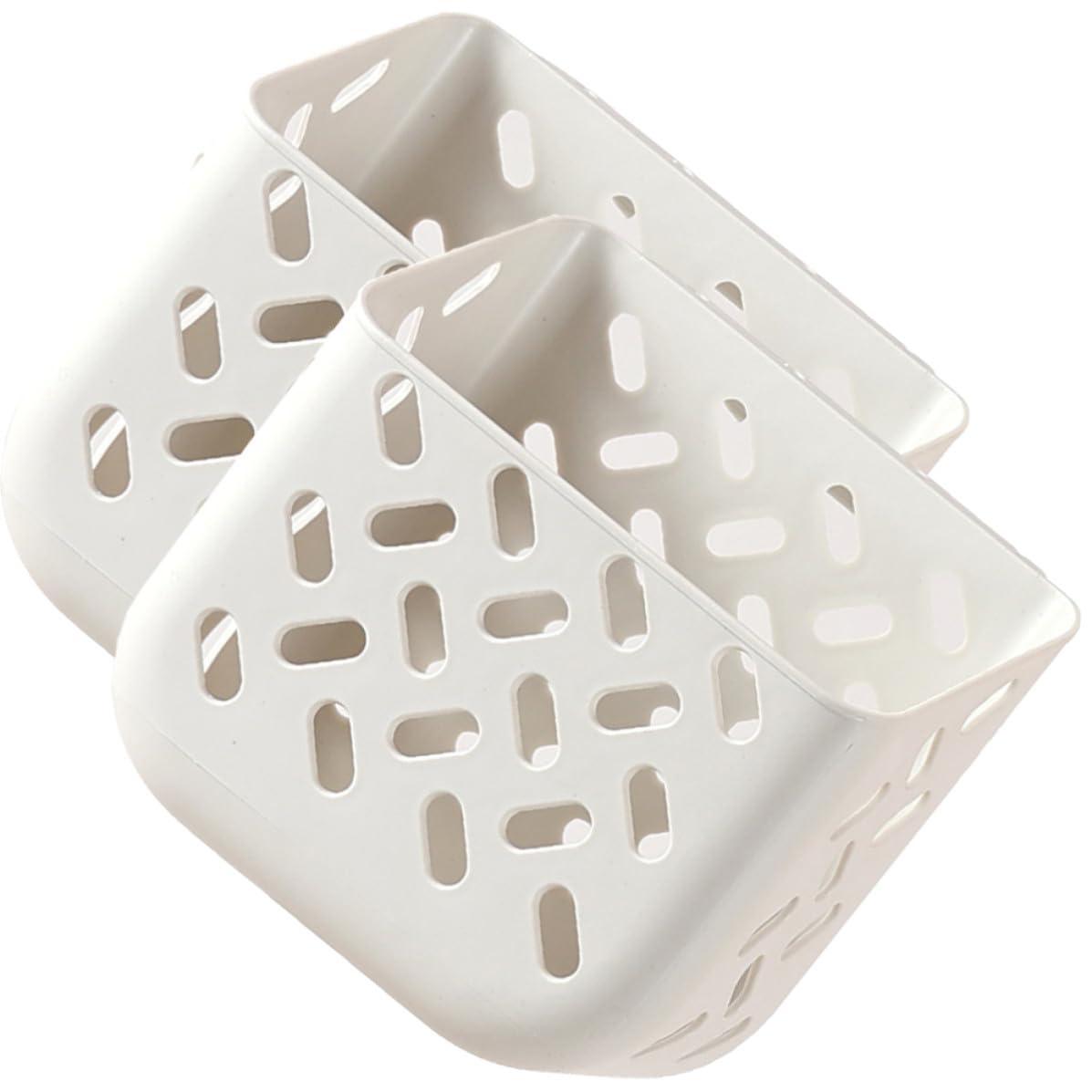 Cestas colgantes de diseño práctico y material PP de alta resistencia, pack de 2