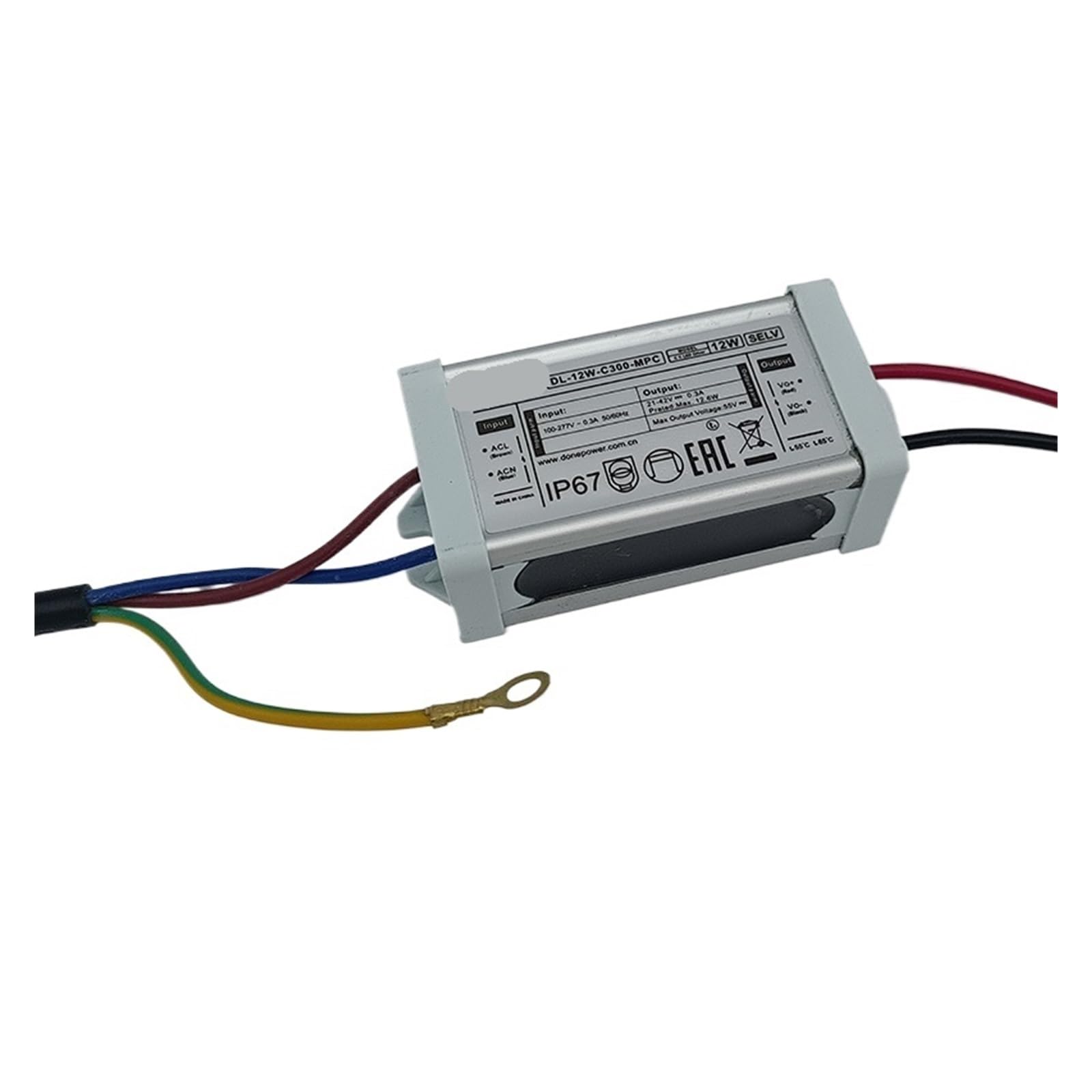 Alimentation LED 50W transformateur étanche pour projecteur et lèche-mur extérieur