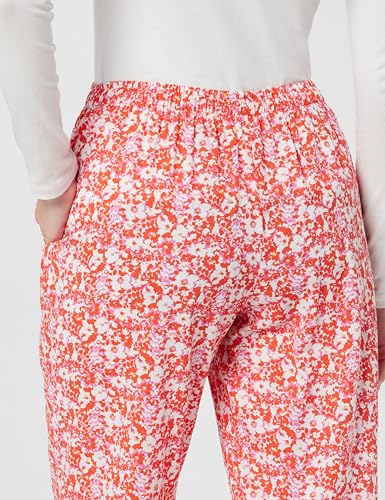 Image of Van Heusen Women's Printed Lounge Pants | Drawstrings & Side Pockets | Ultra Soft Fabric | Relaxed Fit | At home pyjamas | Everyday Comfort | Printed | Style 55306 | Available in Pack of 1 & 2