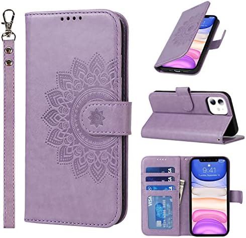 ELTEKER Coque Portefeuille En Cuir PU Pour IPhone XR - 3 Fentes Cartes, Stand, Fermeture Magnétique - Bleu