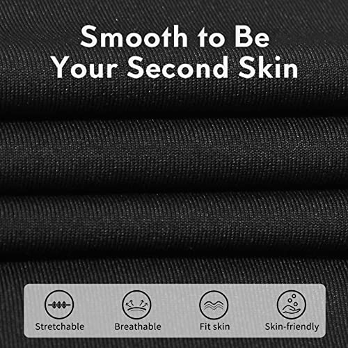 Subtueay Half Slip For Under Dresses Trim Knee Length Womens Half Slips For Under Dresses 19-26 Inch Black L #TOP3