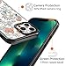 Rosarnnah Compatible for iPhone 13 Pro Max Case Cute Aesthetic - Durable Shockproof 6.6 ft Drop Impact Phone Case Cover with Funny Fashion Lovely Flower 6.7