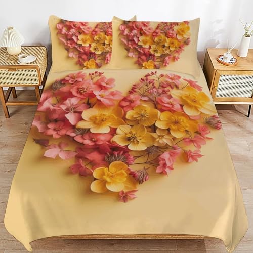 Parure de lit réversible microfibre hypoallergénique pour un sommeil paisible
