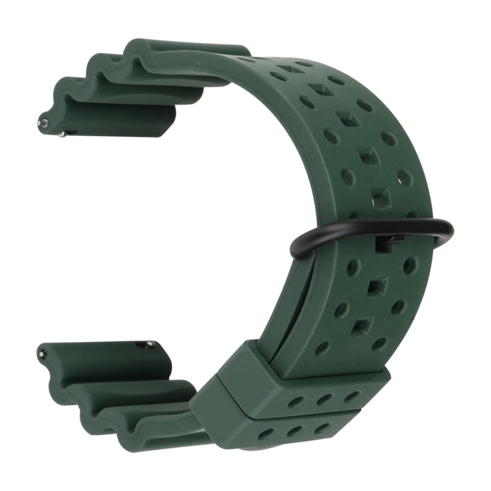 Premium-Uhrenarmband aus Fluorkautschuk, 20, 22, 24 mm, Schwarz, Braun, Schnellverschluss, Sport-Taucherarmband, passend für Gürtel