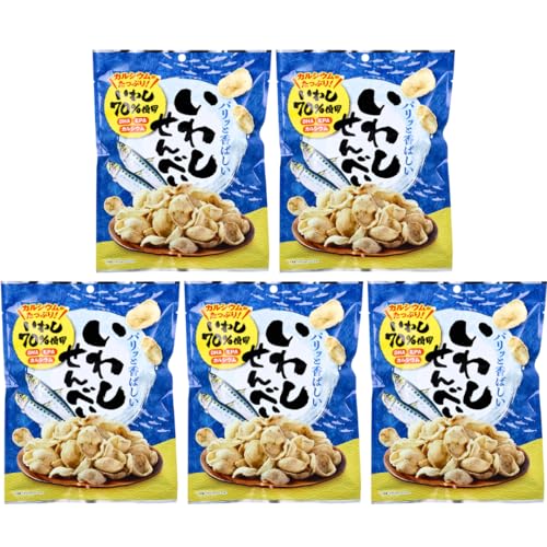 【まとめ買い】 味源 いわしせんべい 30g 煎餅 おつまみ おやつ お菓子 スナック サクサク 食感 カルシウム (5個セット)