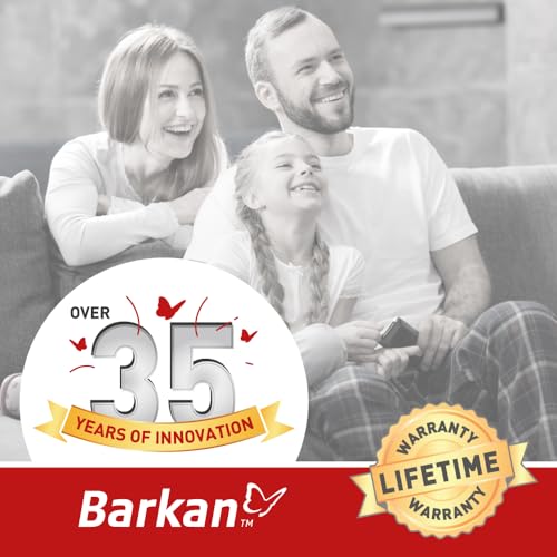 Barkan 40" Long White TV Wall Mount, 13-80 inch Dual Arm Full Motion Articulating - 4 Movement Flat/Curved Screen Bracket, Holds up to 110lbs, Extra Stable, Fits LED OLED LCD by Barkan - Image 5