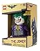 Lego Batman 9009341 The Joker Kids Minifigure Alarm Clock | Purple/Green | Plastic | 9.5 inches Tall | LCD Display | boy Girl | Official