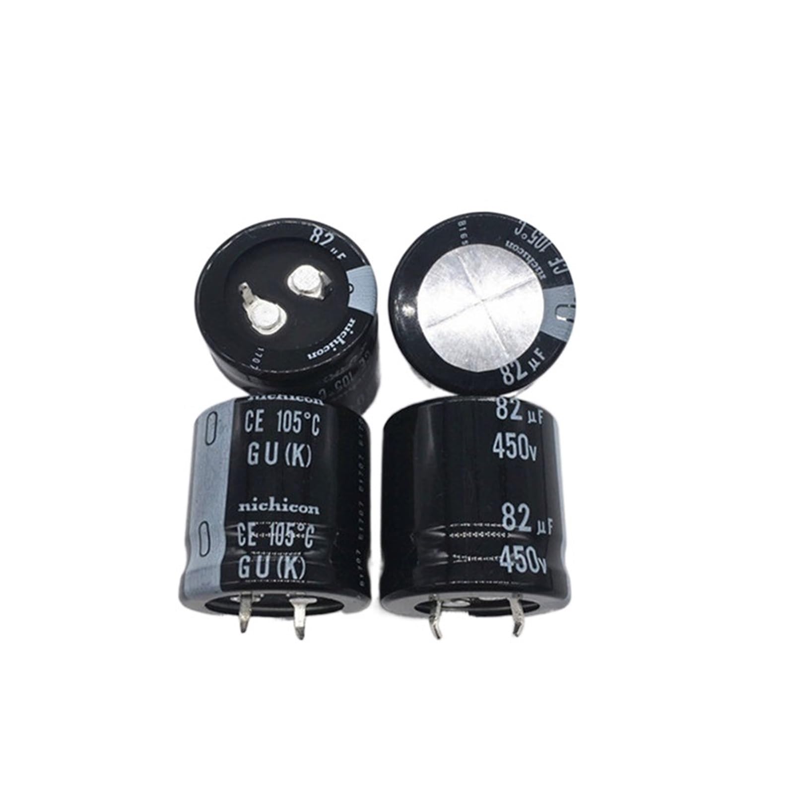 Condensateur 450V 82uF snap-in de 25x25mm pour réparer vos appareils électroniques