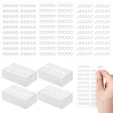 Frienda 2400 Pcs 120 Sheets Small Book Rating Stickers for Planners Journals and Logs Creation Planner Sticker Star Spicy Heart Rating Self Stick Review Tracker Book for Readers Lovers(3 Designs)