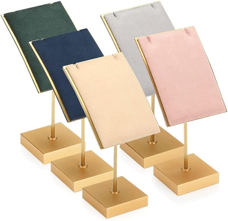 Manufacturers Of Metal Jewelry Display Stand Jewelry Display Pendant Necklace Multicolor Display Jewelry Rack(Gray)