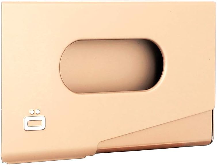 Business card holder by Ögon Designs - The original card slider One Touch in Aluminum - Rose Gold image 4