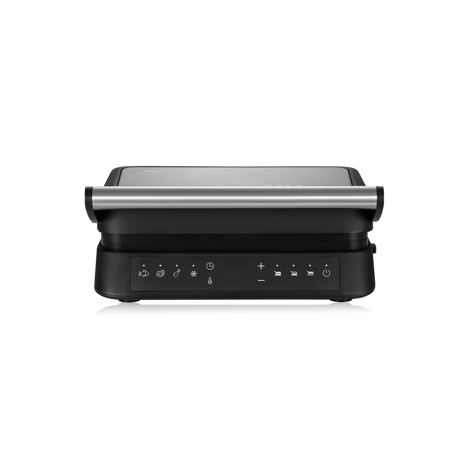 ZEEGMA Griglia Elettrica a contatto GRILL CHEF 3.0, 5 Programmi Piastre Estraibili Lavabile in Lavastoviglie Temperatura Regolabile Display, Potenza 2000 W, Riscaldamento Piastre Indipendente