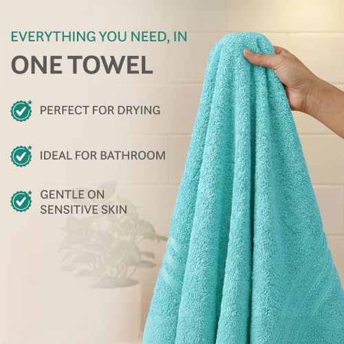 Image of MYTRIDENT Trident Hand Towels, 100% Cotton, Highly Absorbent, Super Soft, 2 Piece Hand Towel Set, 400 GSM, Hand Towel Set of 2,Gym - Spa Towel, Comfort Living Towel-Sea Green | Highly Absorbent, Super Soft, Gym Towel, Spa Towel, Comfort Living
