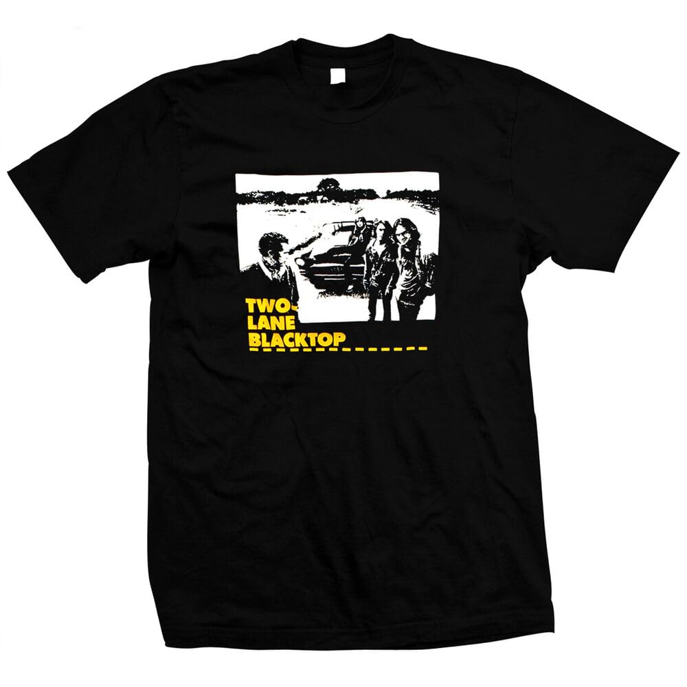 LI YA DENTAL Two Lane Blacktop T ShirtClassic Breathable T ShirtBlackM
