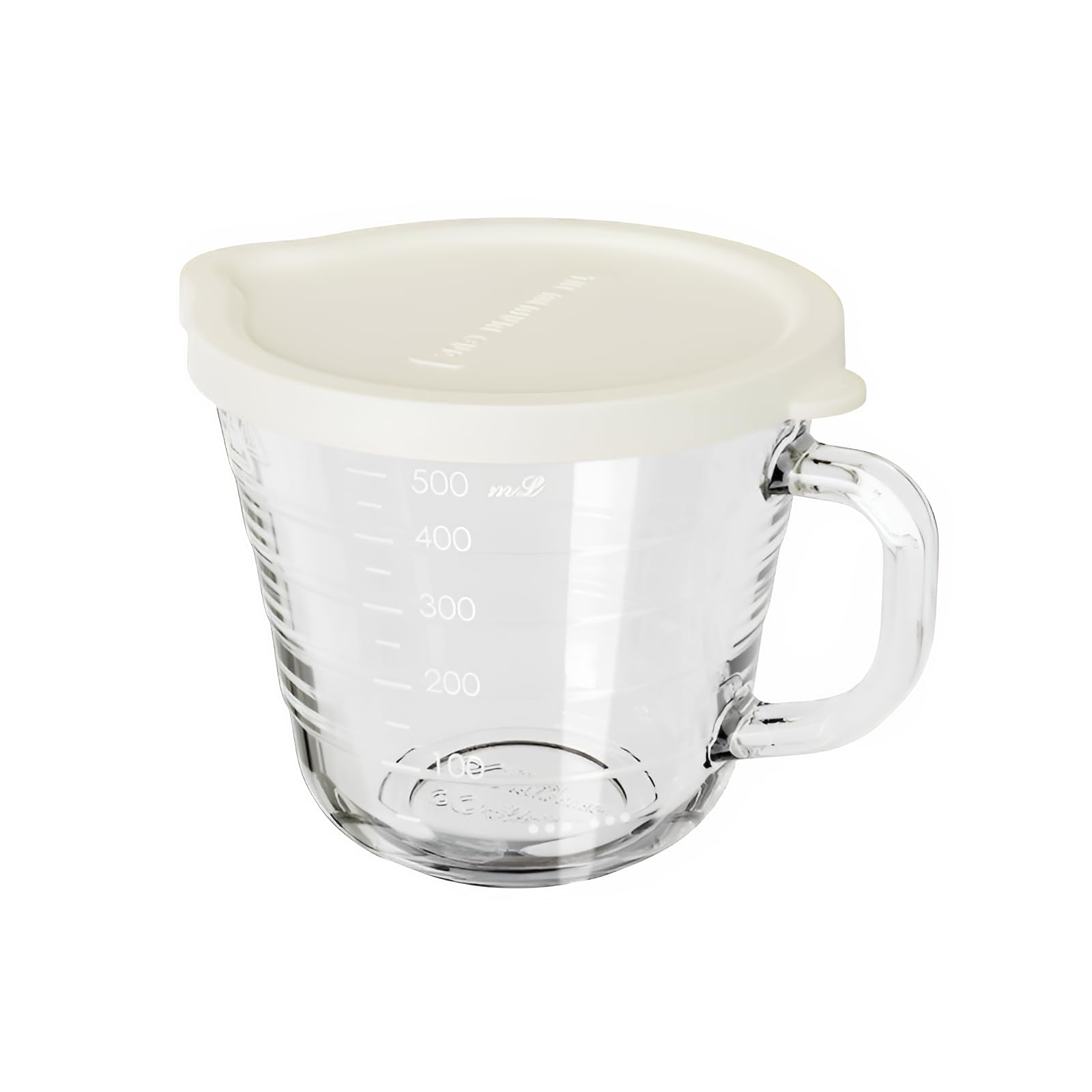 Amazon | ガラス計量カップ 密閉保存 耐熱 メジャーカップ 500ml