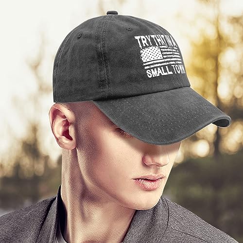 Gorra Trucker Try That in A Small Town Pigment Black miniatura 4